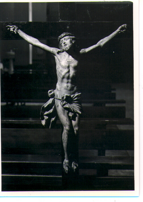 Cristo crocifisso (scultura) - bottega napoletana (fine/inizio secc. XVII/ XVIII)
