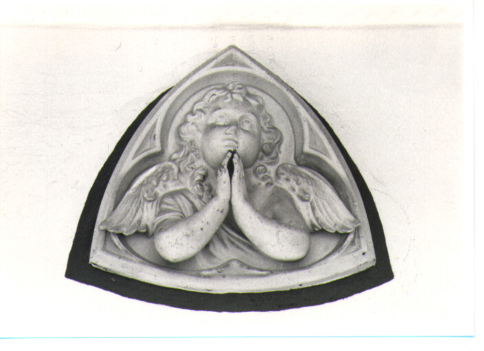 angelo orante (rilievo) - bottega toscana (sec. XVI)