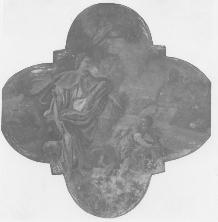 Tobia e l'Angelo (dipinto, elemento d'insieme) - ambito Italia meridionale (metà sec. XVIII)