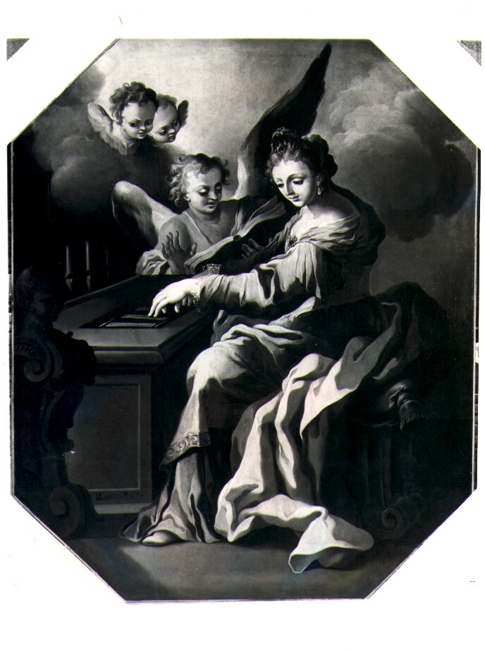 Santa Cecilia (dipinto) di Guarino Domenico (primo quarto sec. XVIII)