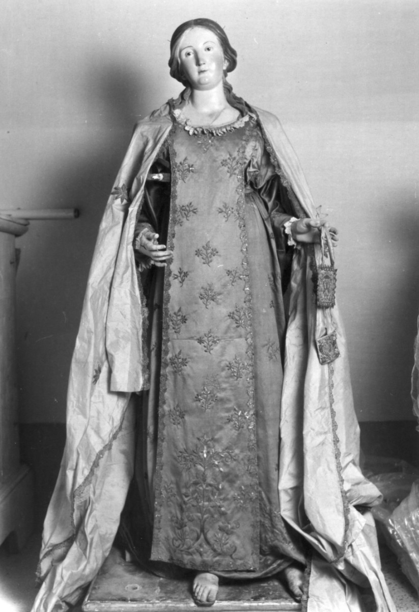 Madonna del Carmine?, Madonna (statua) - bottega Italia meridionale (seconda metà sec. XIX)