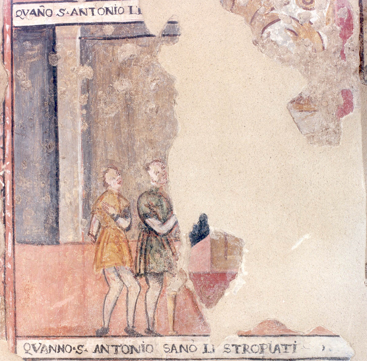 miracolo dello storpio (dipinto, ciclo) - ambito Italia meridionale (fine/inizio secc. XVI/ XVII)