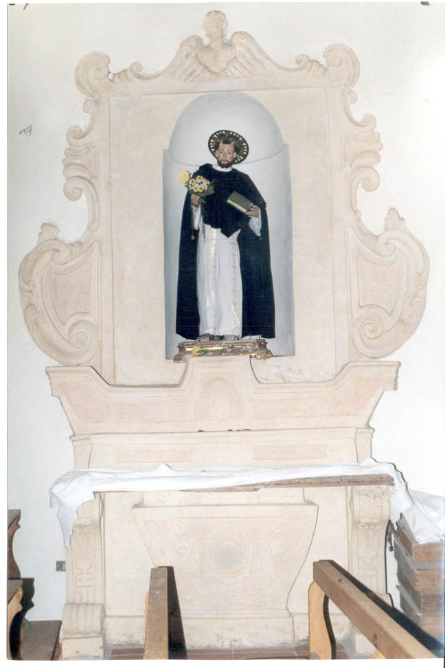 altare - a edicola, opera isolata - bottega Italia meridionale (seconda metà sec. XIX)