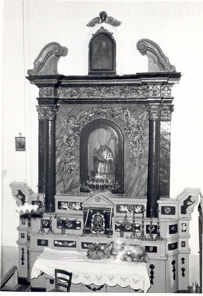 altare, opera isolata - bottega Italia meridionale (ultimo quarto sec. XIX)