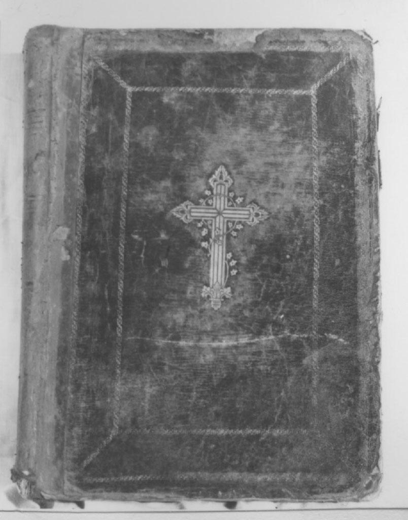 coperta di libro liturgico - bottega Italia meridionale (ultimo quarto sec. XIX)