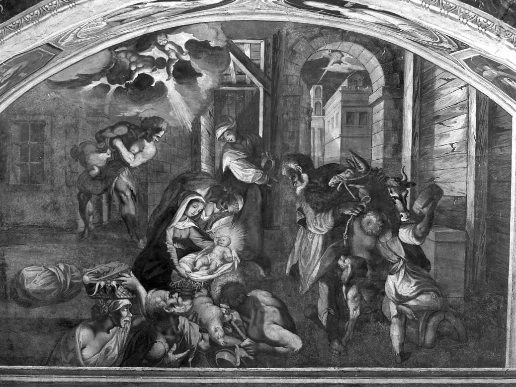 adorazione dei pastori (dipinto, ciclo) di Ferro Pietro Antonio (sec. XVII)