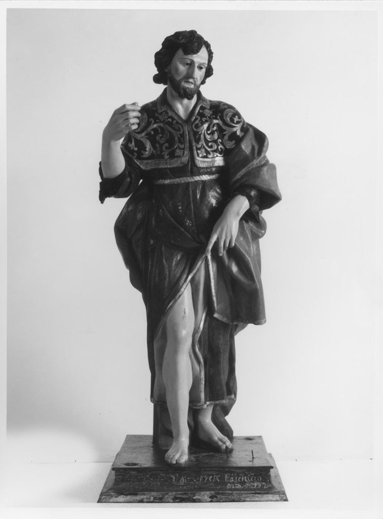 San Rocco (statua, opera isolata) - bottega napoletana (sec. XIX)