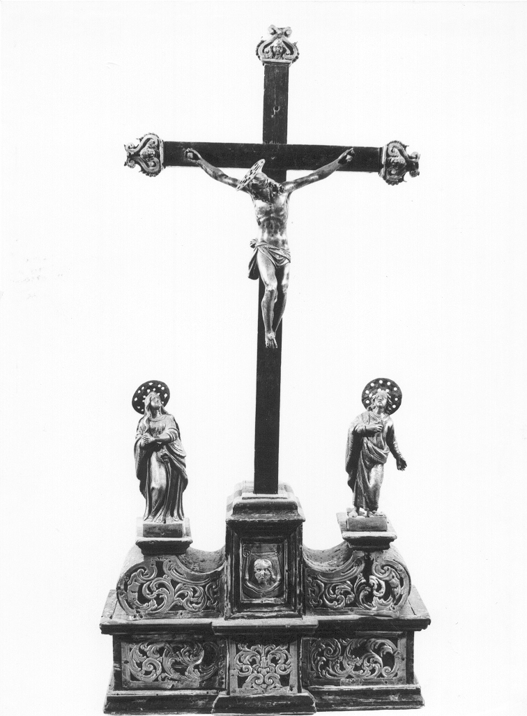 crocifissione di Cristo (scultura) - bottega napoletana (seconda metà sec. XVII)