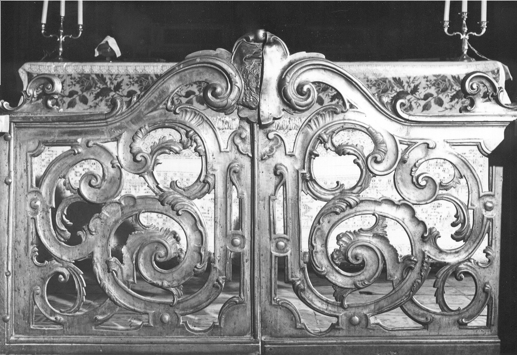 cancello di balaustrata - bottega napoletana (sec. XVIII)