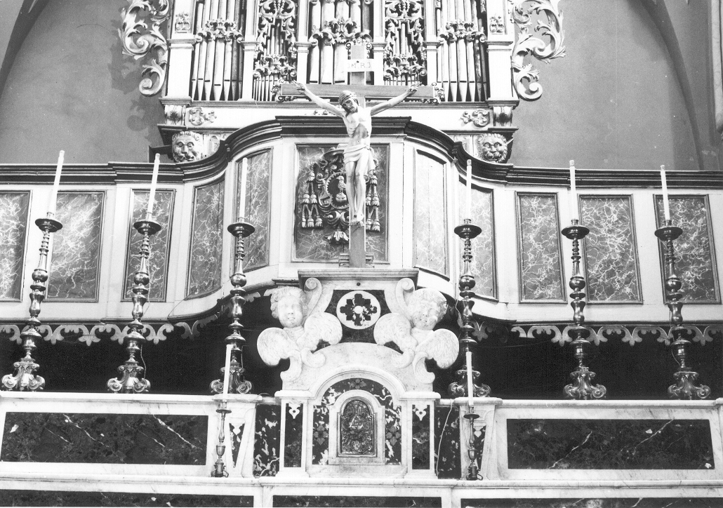 candeliere d'altare, serie - bottega napoletana (inizio sec. XVIII)