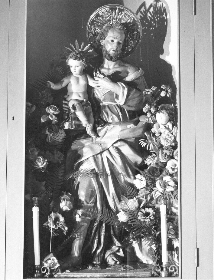 San Giuseppe e Gesù Bambino (statua) - bottega napoletana (seconda metà sec. XVIII)