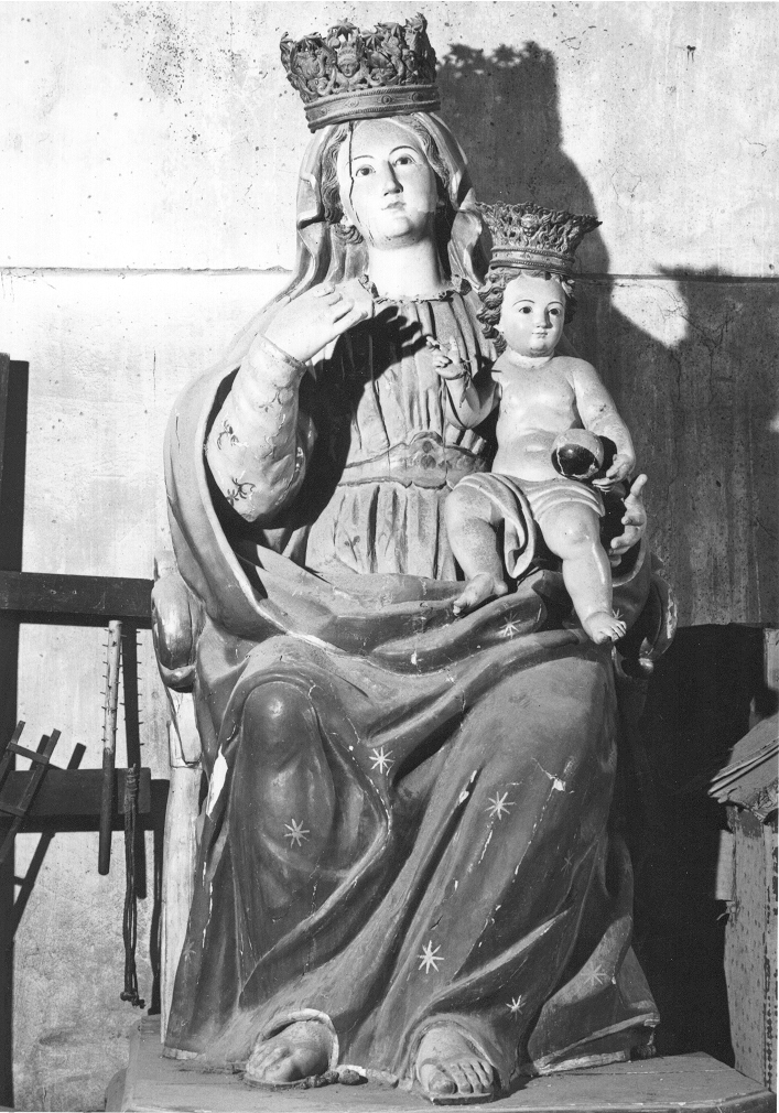 Madonna del Monte, Madonna con Bambino (statua) - bottega napoletana (prima metà sec. XIX)