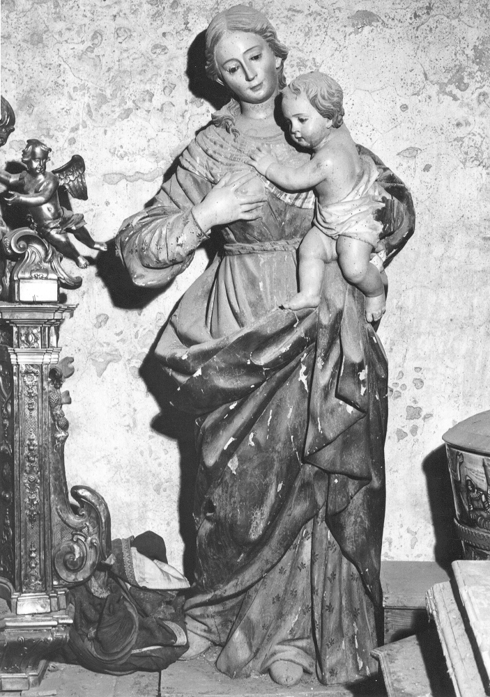 Madonna delle Grazie, Madonna con Bambino (statua) - bottega napoletana (primo quarto sec. XVIII)