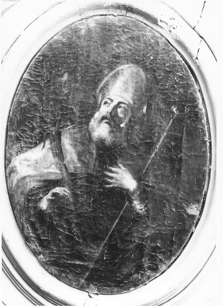 Sant'Oronzo vescovo, Santo vescovo (dipinto) - ambito napoletano (prima metà sec. XVIII)