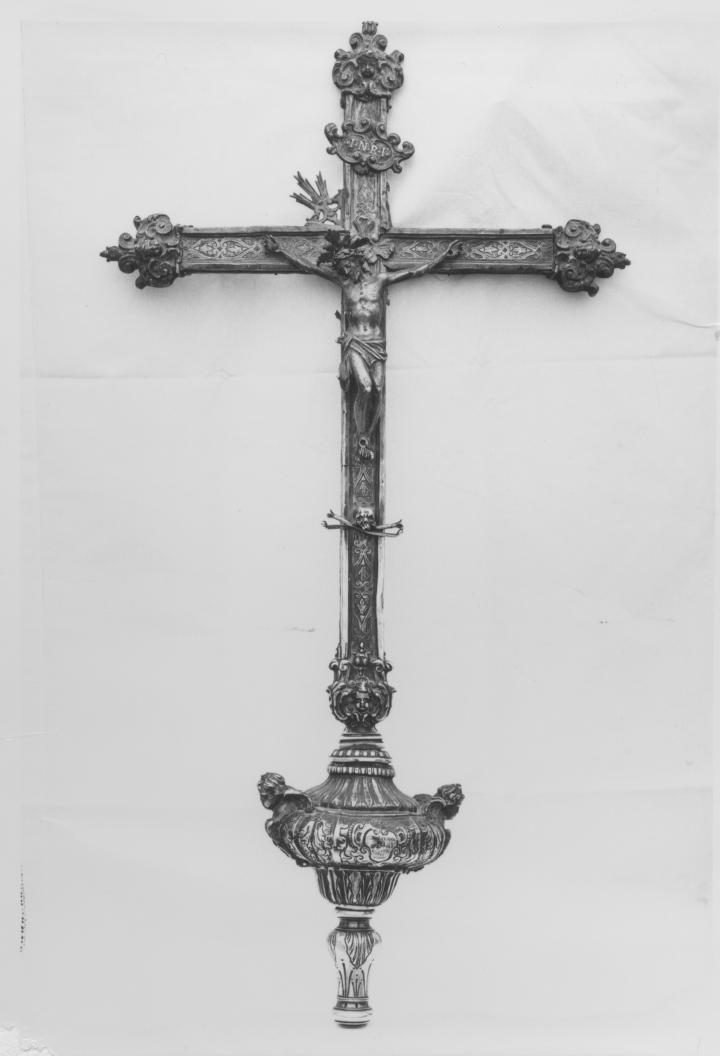 croce processionale - bottega napoletana (sec. XVIII)