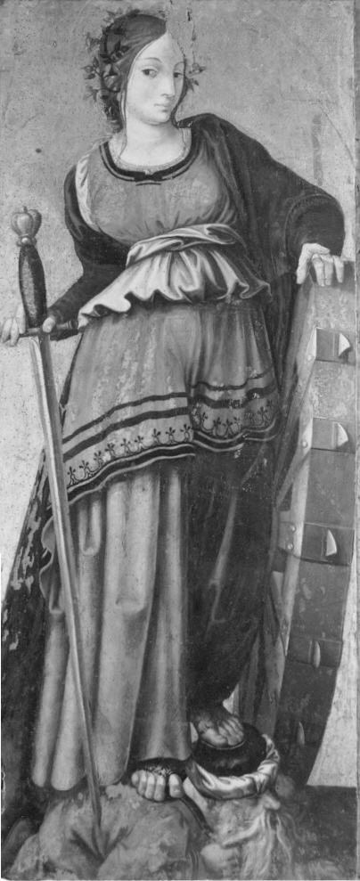 Santa Caterina d'Alessandria (dipinto, ciclo) di Simone da Firenze (sec. XVI)
