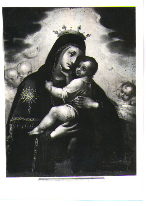 Madonna con Bambino (dipinto) - ambito Italia meridionale (sec. XVII)