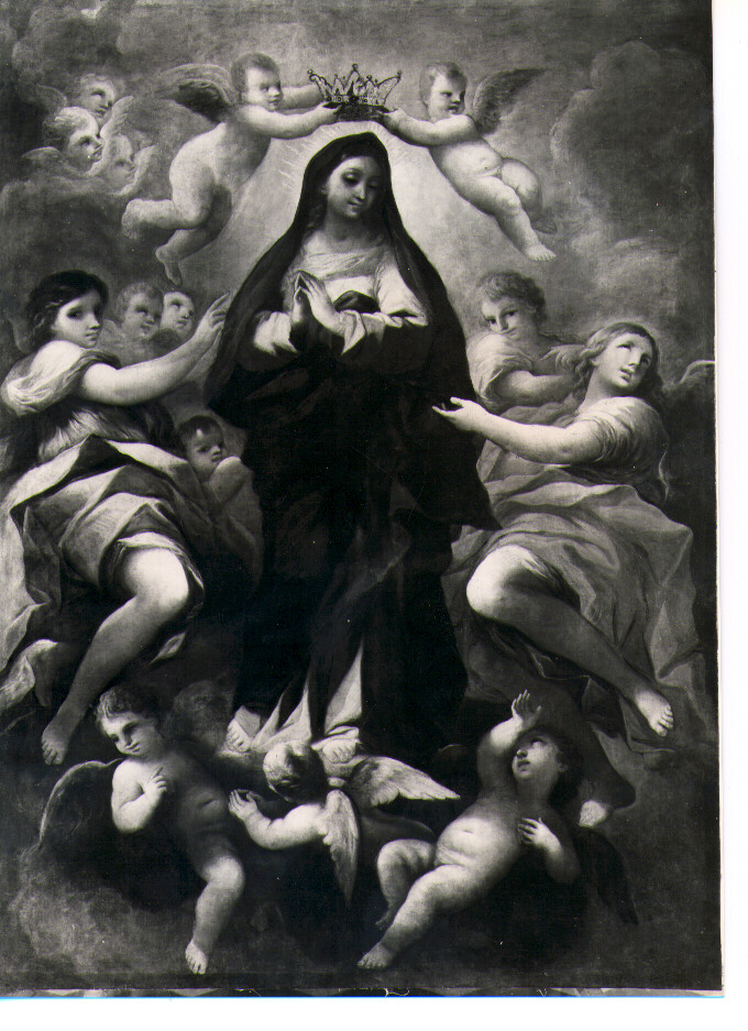 incoronazione di Maria Vergine (dipinto) - ambito Italia meridionale (sec. XVIII)