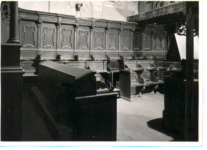stalli del coro di La Sala Nicola (sec. XVIII)