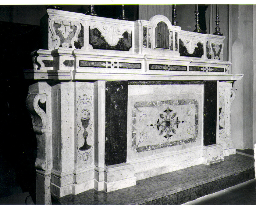 altare maggiore - bottega Italia meridionale (fine sec. XVIII)