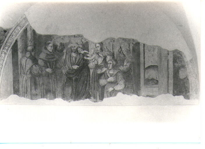 Sant'Antonio da Padova e il miracolo del neonato (dipinto) di Sciarra Giuseppe (sec. XVII)