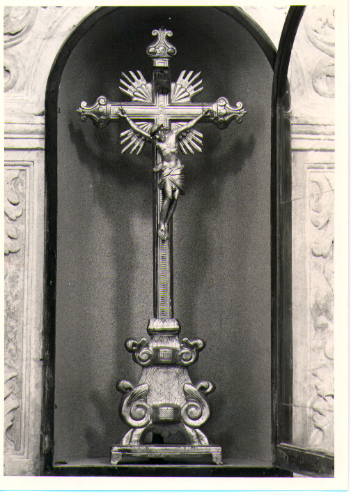 croce d'altare, elemento d'insieme - bottega Italia meridionale (prima metà sec. XVIII)