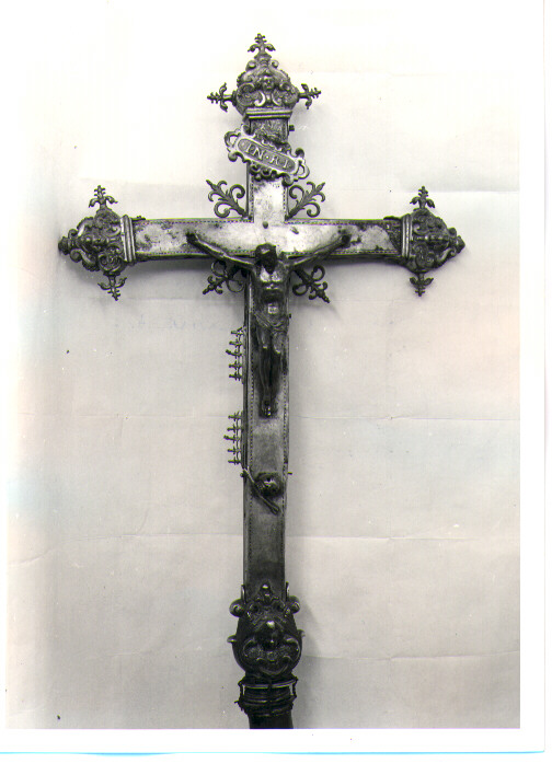 croce processionale - bottega napoletana (metà sec. XVII)
