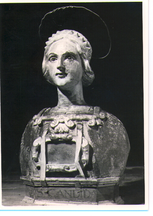 Santa Candida (reliquiario - a busto) - bottega Italia meridionale (sec. XVII)