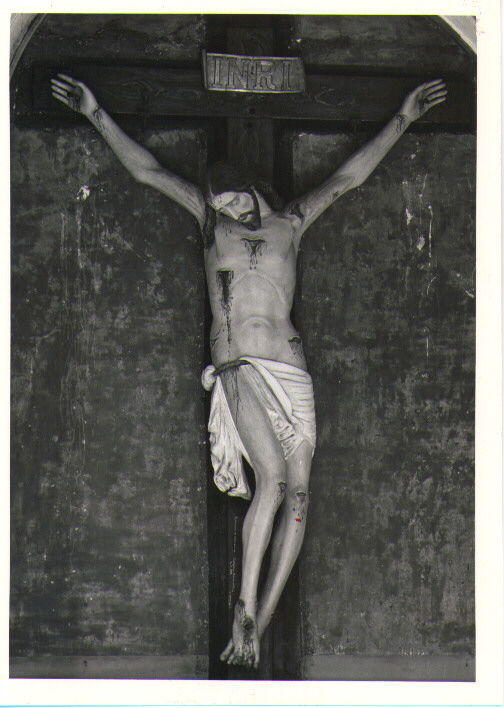 Cristo crocifisso (scultura) - bottega Italia meridionale (secc. XVII/ XVIII)