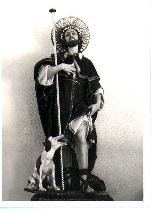 San Rocco (statua) - bottega Italia meridionale (fine/inizio secc. XVIII/ XIX)