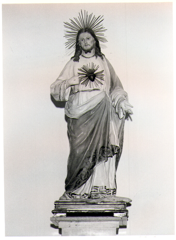 Sacro Cuore di Gesù (scultura) - bottega Italia meridionale (prima metà sec. XIX)