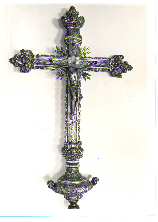 croce processionale di Cinque Giovan Battista (attribuito) (prima metà sec. XVIII)