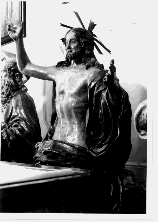 Cristo redentore benedicente (statua) - bottega Italia meridionale (sec. XVIII)