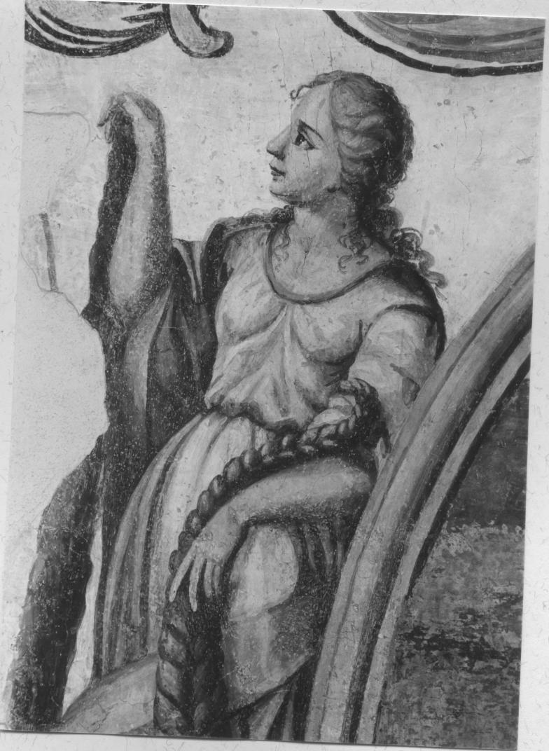 figure femminili (dipinto, serie) - ambito lucano (seconda metà sec. XVII)