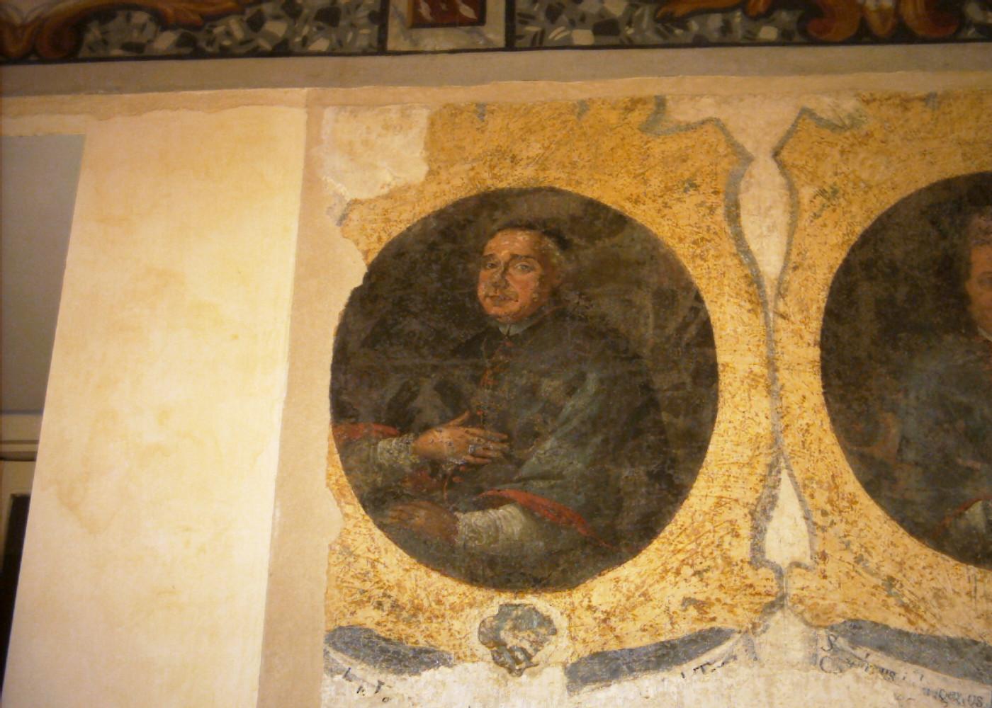 vescovo Francesco Lanfreschi, vescovo (dipinto, elemento d'insieme) - ambito Italia meridionale (sec. XIX)