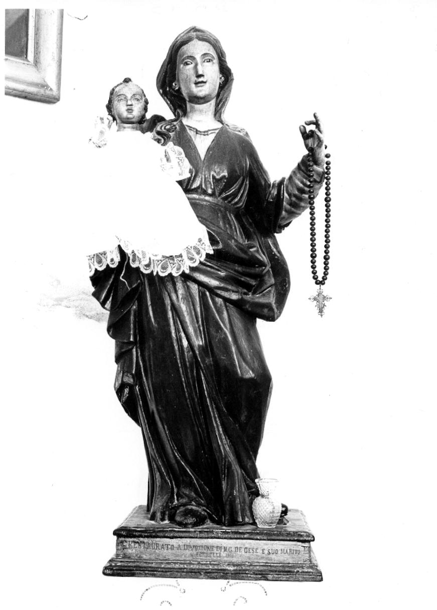 Madonna del Rosario (statua) - bottega Italia meridionale (seconda metà sec. XVI)