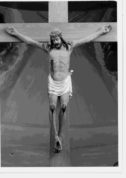 Cristo crocifisso (scultura) - bottega Italia meridionale (prima metà sec. XVI)
