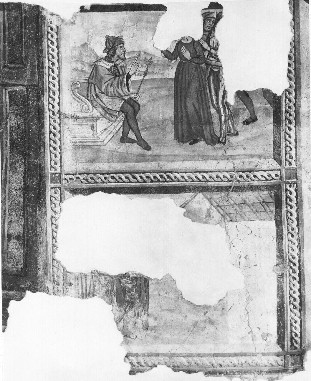 storie di Santa Caterina (dipinto, elemento d'insieme) di Todisco Giovanni, Luce Giovanni (prima metà sec. XVI)