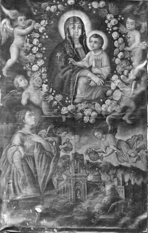Madonna di Costantinopoli, Madonna (dipinto) - ambito Italia meridionale (primo quarto sec. XIX)