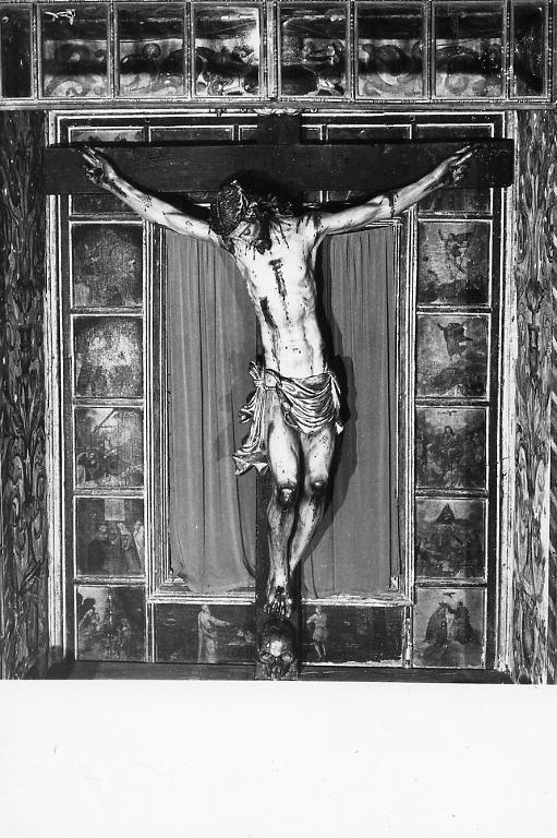 Cristo crocifisso (scultura) - ambito napoletano (ultimo quarto sec. XVII)