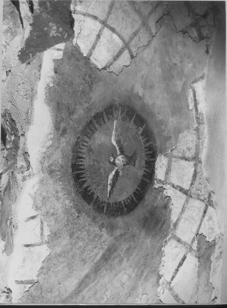 colomba dello Spirito Santo (dipinto, elemento d'insieme) - ambito lucano (ultimo quarto sec. XVI)