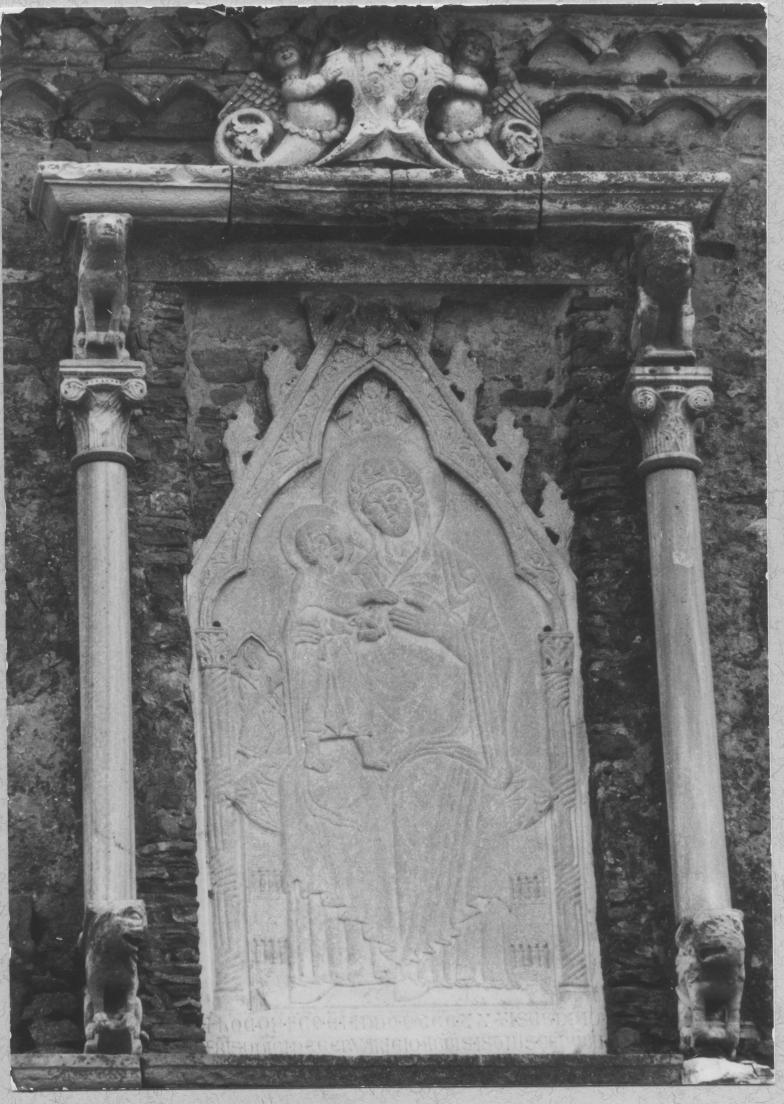 Madonna con Bambino (rilievo, opera isolata) - bottega pugliese (sec. XIV)
