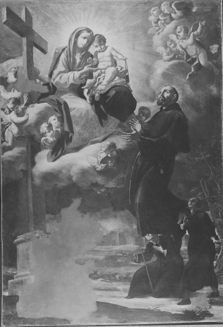 Madonna del Carmelo (dipinto) di Ferri Pietro Antonio (attribuito) (sec. XVIII)