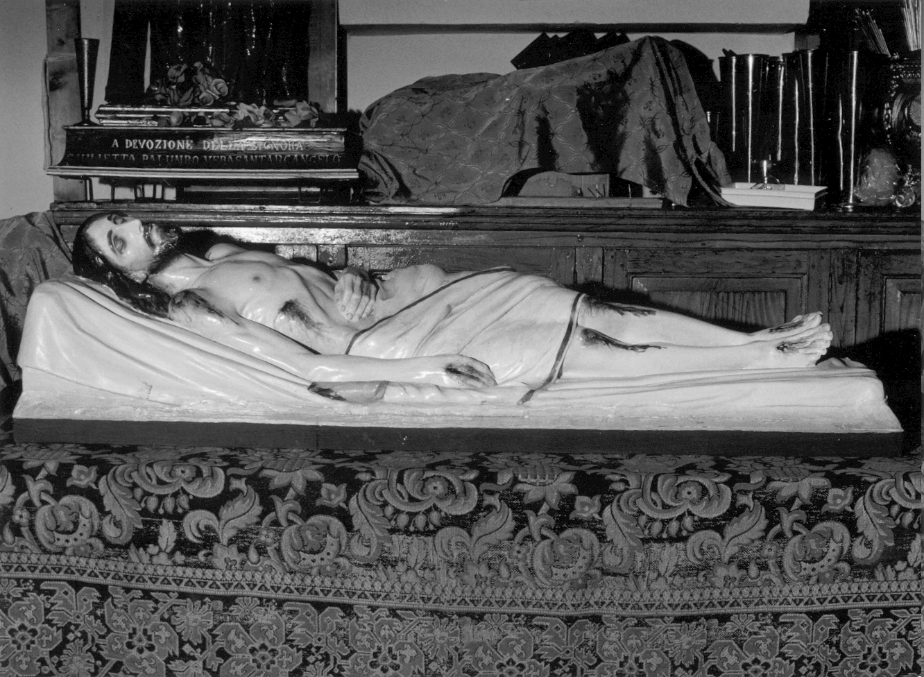 Cristo morto (statua) - bottega leccese (prima metà sec. XX)