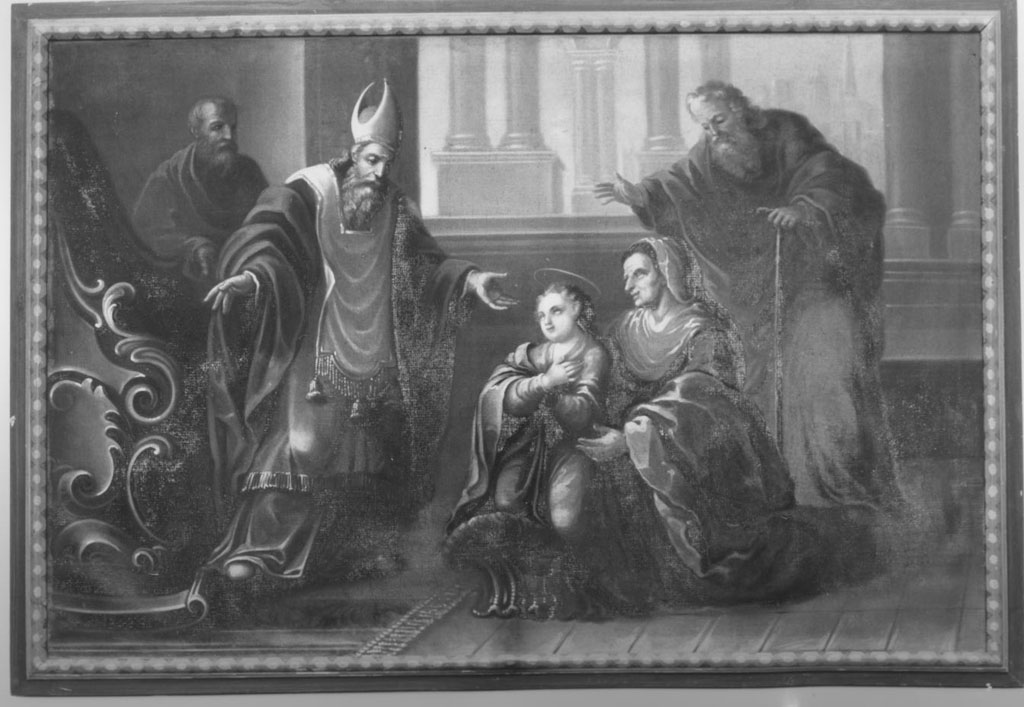 presentazione di Maria Vergine al tempio (dipinto) - ambito Italia meridionale (ultimo quarto sec. XVIII)
