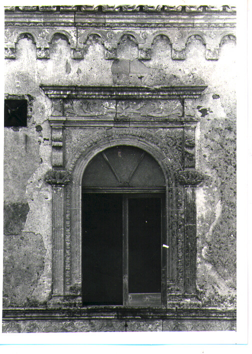 mostra di finestra, serie - bottega Italia meridionale (fine/inizio secc. XV/ XVI)