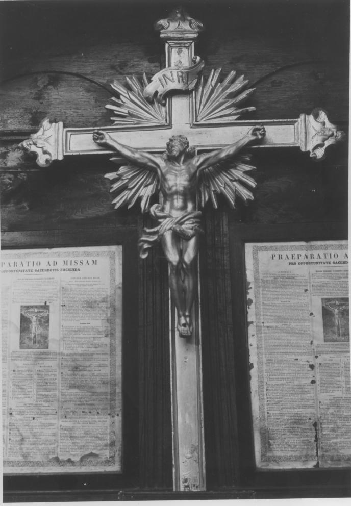 Cristo crocifisso (scultura) - bottega Italia meridionale (sec. XVIII)