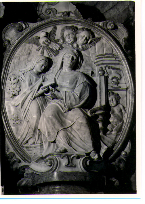 Maria Vergine bambina e Sant'Anna (scultura) - ambito napoletano (sec. XVIII)