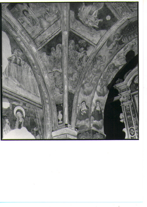 San Francesco d'Assisi presenta la Regola agli Ordini Francescani (dipinto) - ambito umbro-marchigiano (sec. XV)
