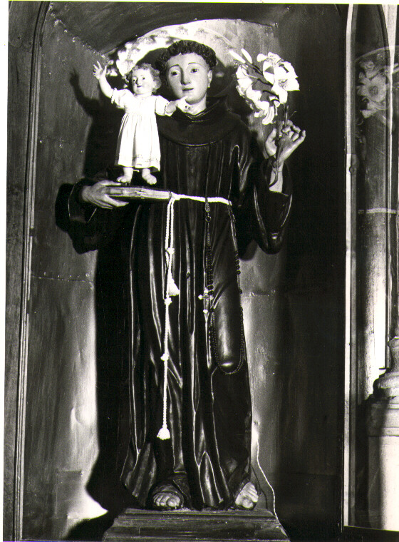 Sant'Antonio da Padova col Bambino (statua) - ambito lucano (sec. XVII)